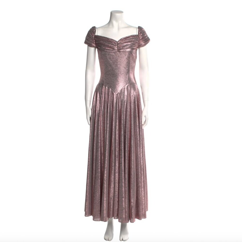 Emilia Wickstead Square Neckline Long Dress